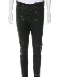 Rag and Bone Real Leather Lace Up Pants